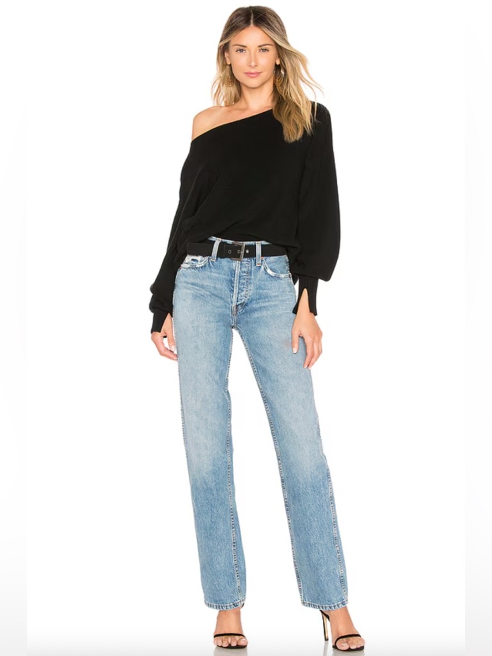 L’Academie The Megan Sweater in Black
